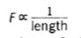 Flow is linearly proportional to length 


(F=1/length)