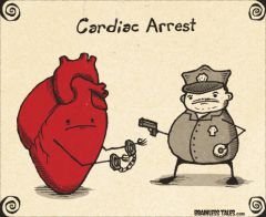 cardiac arrest and is a medical emergency