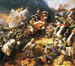 Guerra española e internacional entre 1701-1715 por el trono español.