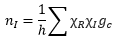 Where:
h = order
χ[R] = character of reducible representation
χ[I] = character of irreducible representation
g[c] = no. of unique operations in class