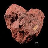 Hardness: 5

Color: Dull Brownish red to bright red 

Luster: Submetallic to earthy 

Commonly earthy and too powdery for accurate hardness test 

No cleavage