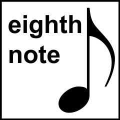 Eighth Note
1/2 Beat