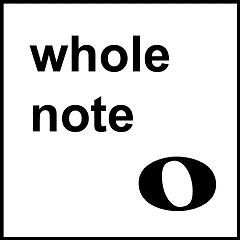 Whole Note
4 Beats