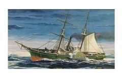 historical: a sailing warship / 1800s: a type of warship combining sail & steam propulsion, typically of ironclad timber construction / (modern): a warship with mixed armament, typically heavier than a destroyer