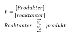 Med udgangspunkt i principperne for ligevægte, hvilket udtryk er sandt for Y<K?
1. Forskydning mod venstre, koncentrationen af produkter falder, koncentrationen af reaktanter stiger. Dvs  V2>V1i en periode.

2. Forskydning mod højre, koncentr...