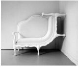 This contemporary piece by artist Lila Jang is an interpretation of what Regency and Rococo furniture type?