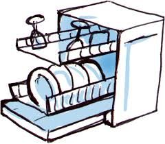 Machine à laver spécialisée pour le nettoyage de la vaisselle.