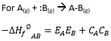 Where:
E = electrostatic parameter
C = covalent parameter