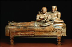 Sarcophagus with Reclining Couple