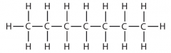 Give the structural formula of pentane?