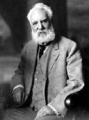 Alexander Graham Bell was a Scottish-born scientist, inventor, engineer and innovator who is credited with patenting the first practical telephone.  