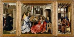 #66


Annunciation Triptych (Merode Altarpiece) 


Workshop of Robert Campin


1427 - 1432 C.E.


 