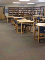 Library within school that offers variety of resources to students and staff.