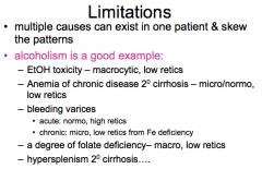 Limitations and variations 


