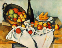 Still-life with Basket of Apples - Paul Cezanne