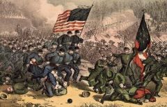 the first "real" battle of the Civil War; the Confederacy won
