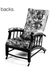 His name is connected with all examples of armchairs with adjustable tilt backs. Name the designer.