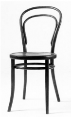 New materials and techniques were developed during the Victorian period made whole new categories of objects possible. Who manufactured the chair shown below right, and what technique made its form possible?