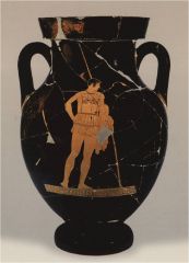 A vase-painter active 470-425 BC
--His name vase is an amphora depicting Achilles, 450-445 BC
-Sir John Beazley attributed over 200 vases to his hand, the largest share being red-figure and white-ground lekythoi
-A late pupil of the Berlin Painter