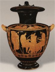{Hydria, 520-510 BC}
 -Ancient Greek vase painter
-one of the most important representatives of the Pioneer Group of red-figure painters (along with Euphronios and Euthymides)
 