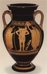{520-510 BC}
 -Ancient Athenian potter and painter of vases
-active between 515 and 500 BC 
-member of the Greek art movement ("The Pioneers") 
--exploration of the new decorative style known as Athenian red-figure pottery