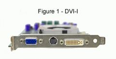 

carries both an analog and digital signal, can send out a digital signal (for digital displays such as flat panel LCD monitors) as well as analog signal (for older displays such as a CRT monitor) using a DVI to VGA adaptor