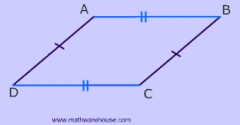 a quadrilateral whose opposite sides are both parallel and equal in length