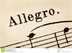What does allegro mean?