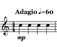What does adagio mean?
