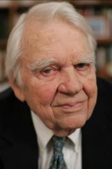 Andy Rooney

American radio and television "Writer"

He was most notable for his weekly broadcast "A Few Minutes with Andy Rooney", a part of the CBS News program 60 Minutes from 1978 to 2011. 

His final regular appearance on 60 Minutes air...