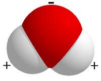 Dipol innebär att vattenmolekylen har en plusladdad och en minusladdad sida. 