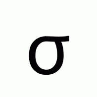 Greek letter sigma

