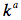 Når x ganges med k, ganges y med k^a.