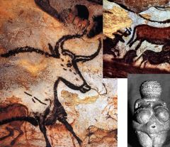 __- was important because it was not secure during the Paleolithic period, and thus was fostered through artworks. (ex. such paintings were at the center of the cave - protected)