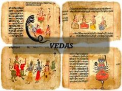 OldestHindu scriptures out there. They consist of rituals, hymns, sacrificialrights/ceremonies. Not all Hindu’s subscribe to them, but they know of them.