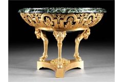 an ornamental bowl [n -s or single -e]