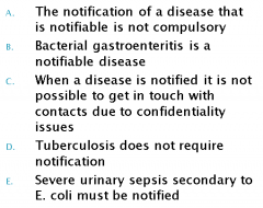 Which of the following regarding notifiable diseases is true?