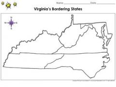 What states border Virginia?
