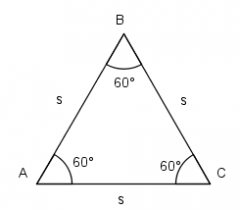 a triangle that has 3 equal sides and 3 equal angles