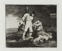 #106


Y no hai remedio (And There’s Nothing to Be Done), from Los Desastres de la Guerra (The Disasters of War), plate 15  


Francisco de Goya 


1810 - 1823 C.E. (not published until 1863)


_____________________


Content: This was a s...