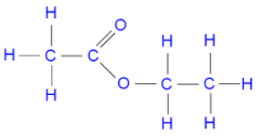 What is the structural formula of this ester, and what is it called?