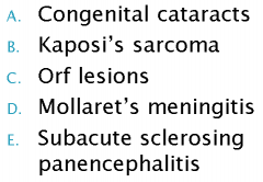 Which of the following can be associated with Herpes Simplex Infection?