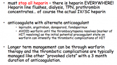 1. stop heparin 
2. anticoagulate with alternate drug
