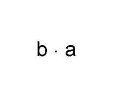 b.a