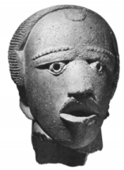 Head Nok, Nigeria, Terra Cotta, 5th c. BC