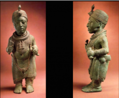 Royal figure, Ife, Nigeria, 12th-15th c., bronze