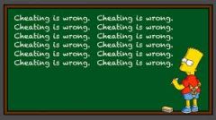 Definition: cheating



synonym: sham



Antonym:  honesty
