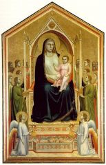 Virgin and Child Enthroned/Italy/Proto-Renaissance/1305-10

Depicts same subject as Cimabue