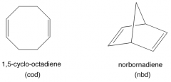 One or more saturated groups between the double bonds. 