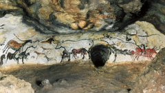 Paleolithic period 
Lascaux Cave. Dordogne, France 
c. 15,000 BCE 
Paint on limestone 
